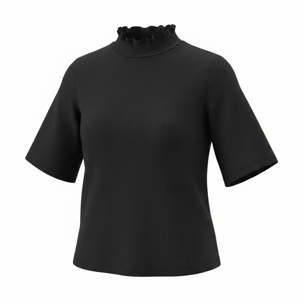 Athleta Black Workout Top Women's XL Performance Activewear Athleisure Gym Shirt